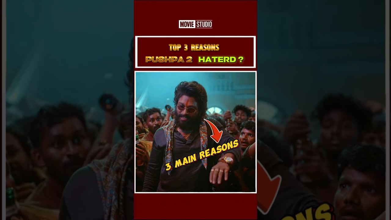 🎬 Top 3 Reasons Why Pushpa 2: The Rule Is Getting So Much Hate 😱🔥#pushpa2 #pushpa #alluarjun