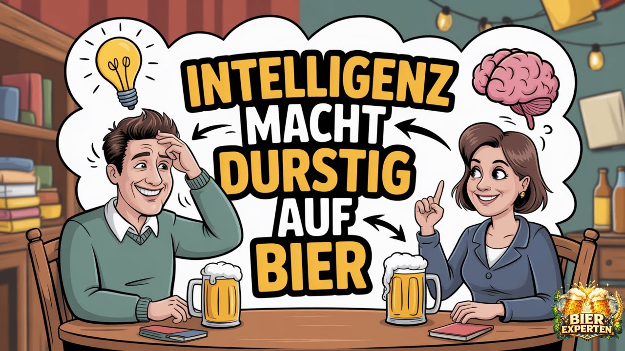 Intelligenz macht durstig auf Bier – Kluger Spruch mit Feierabend-Humor | Schlagermusik