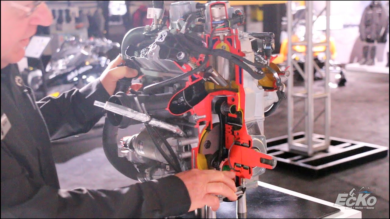 2017 Ski-Doo Rotax 850 E-tec engine walkthrough