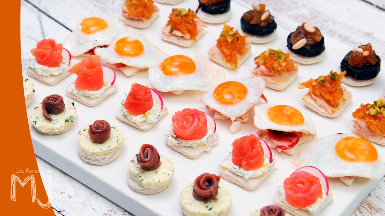 Canapés originales para Navidad y fiestas