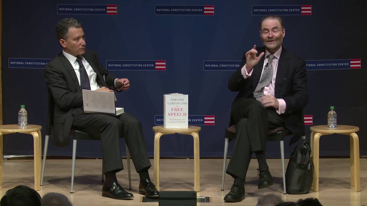 Timothy Garton Ash: Ten Free Speech Principles for a Connected World