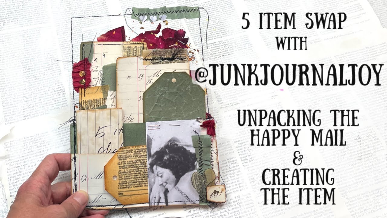 5 Item Swap with Francesca from @JunkJournalJoy 🦋Shanouki Art 🦋🧿