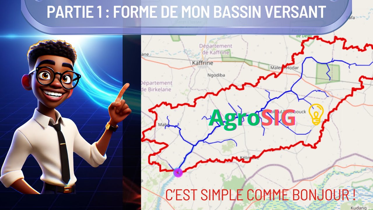 Étape 1 – Identifier son bassin versant à partir d’un exutoire (MgHydro + Earth Explorer + ArcGIS)