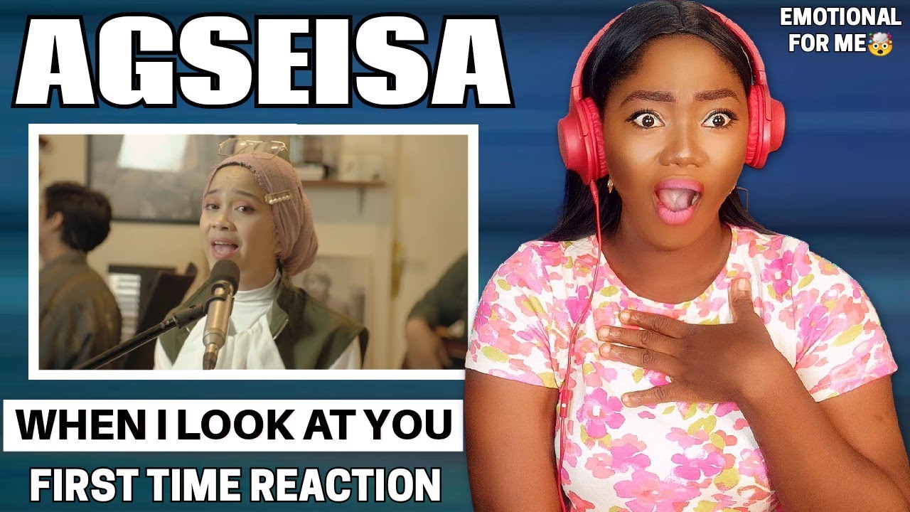 SINGER REACTS | FIRST TIME HEARING AGSEISA - When I Look At You REACTION!!!😢 | Miley Cyrus Cover