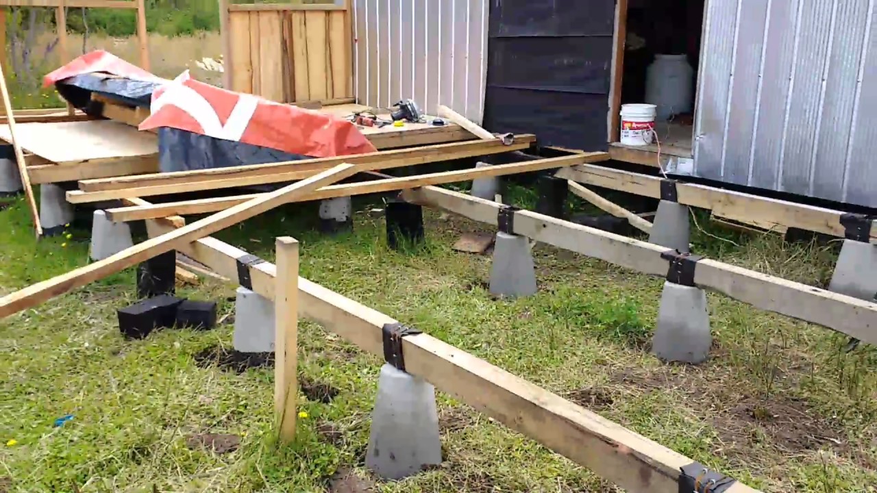 3ra parte Construcci&oacute;n de Casa Sobre Pilotes en el Sur de Chile