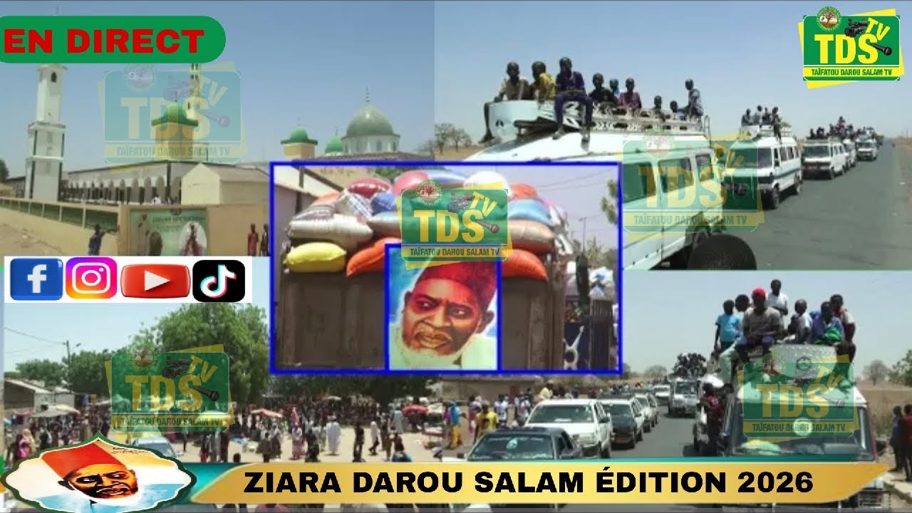 #ZIARA ANNUEL DES#DAROU_SALAM  Édition 2026 Avec TDS TV Taifatou Darou Salam Communication