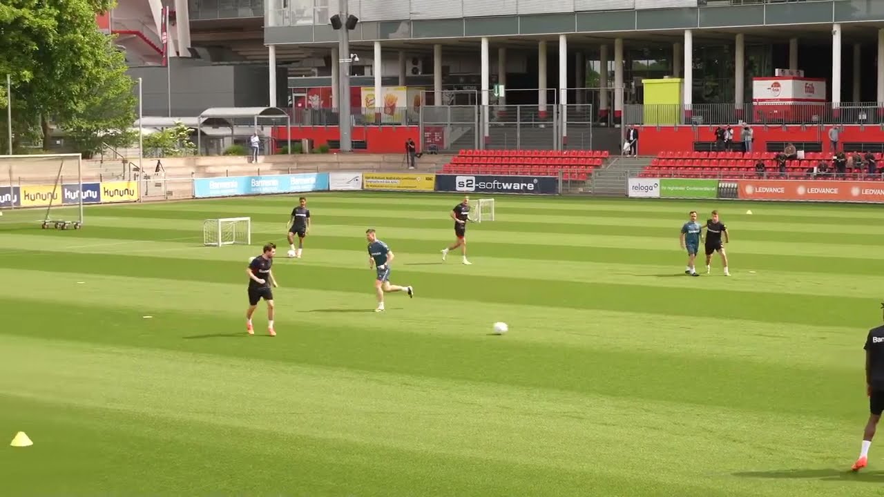 Bayer 04 Leverkusen full training #7 by Xabi Alonso