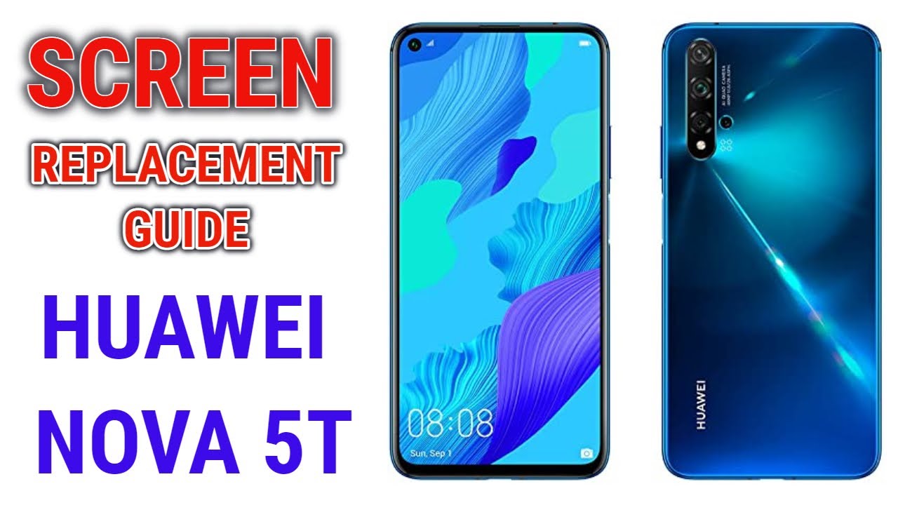 Huawei Nova 5T Complete Screen Replacement In Details !