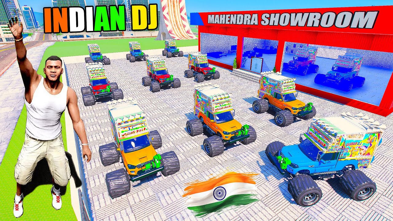 Franklin & Shinchan Open Mahendra Car DJ Showroom in Indian Bike Driving 3D