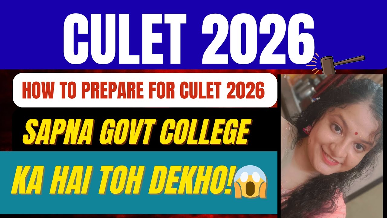 CULET 2026 Ultimate Guide 📚💪: Self-Study Plan to Crack the Exam Without Coaching 😱🚀