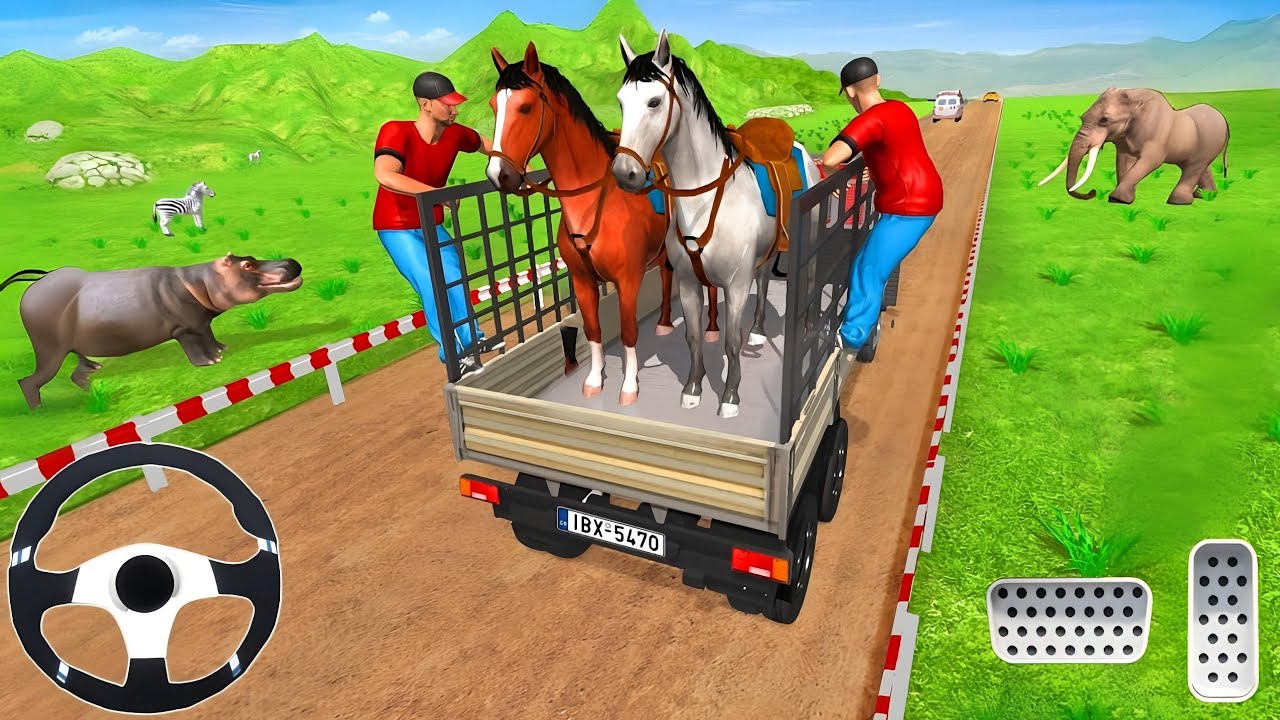 Farm Animal Truck Transport Simulator -Real Cargo Truck Zoo Transporter Driving- Android GamePlay #1