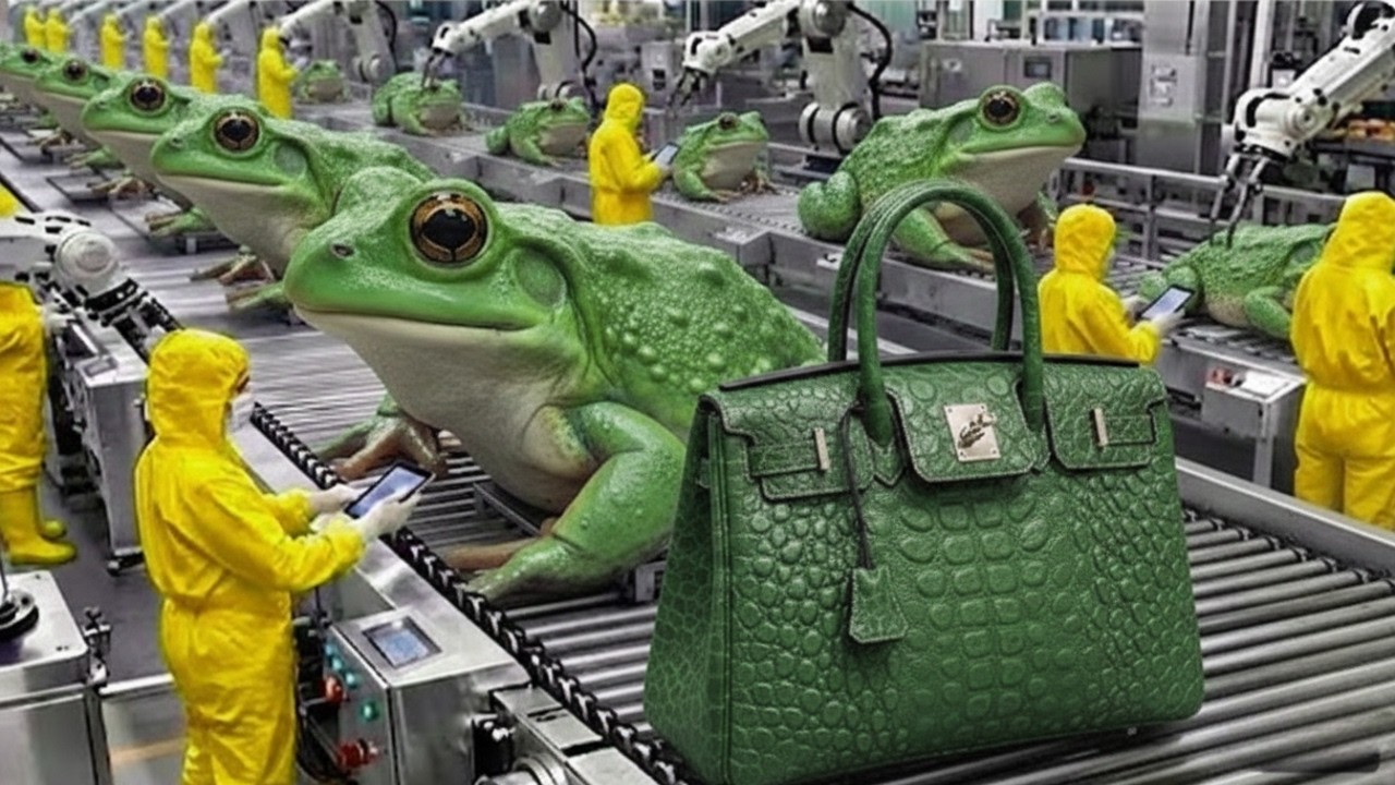 Inside a Modern Frog Processing Factory: Frog Leather Production Process Explained