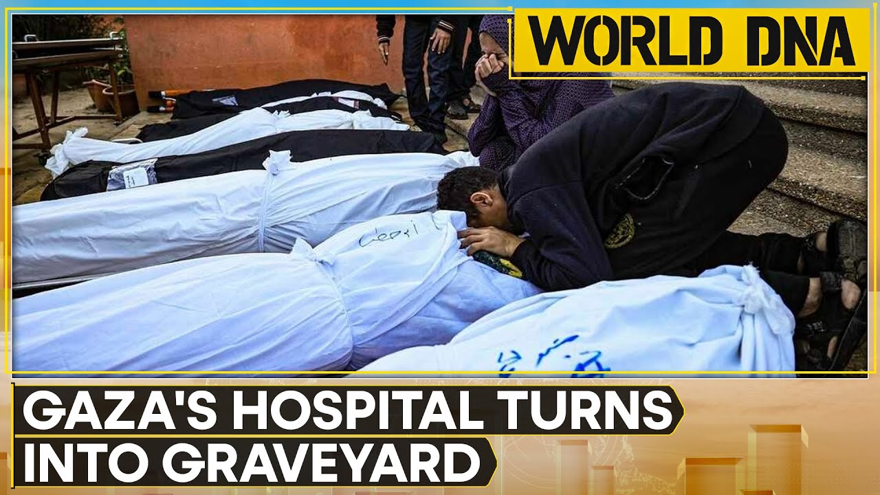 Israel-Hamas war: Gazans dig mass graves inside hospital ground as they turn into graveyard | WION
