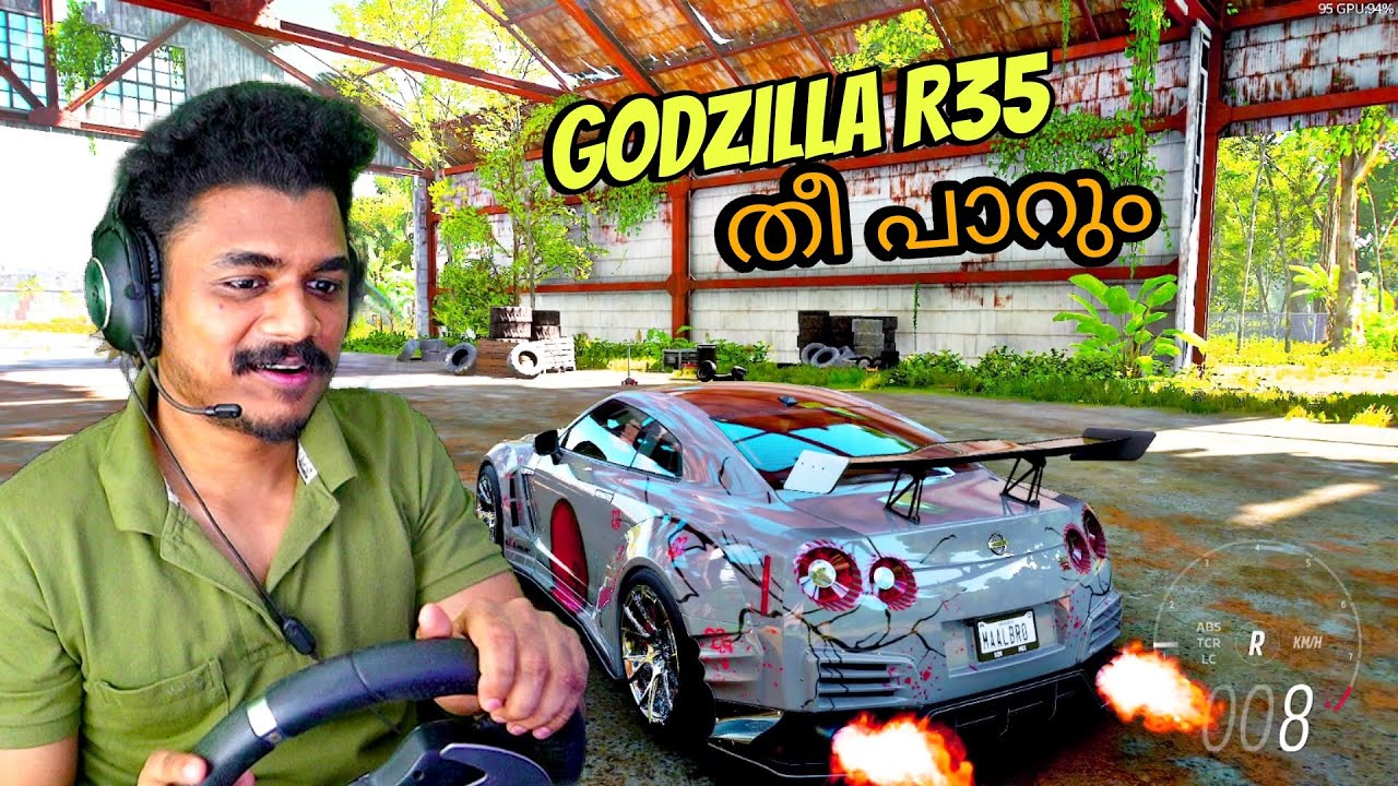 My new Godzilla GTR 35 in kerala തീ പാറും Maalbro Gaming