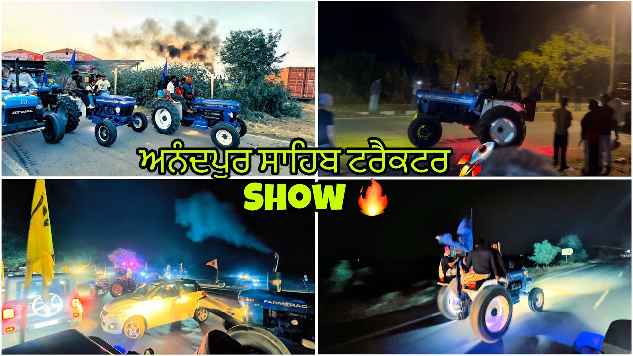 ANANDPUR SAHIB 2025 -TRACTOR RACE -TRACTOR SPEED 150🚀  #vaisakhimela #tractorvideo #modified 