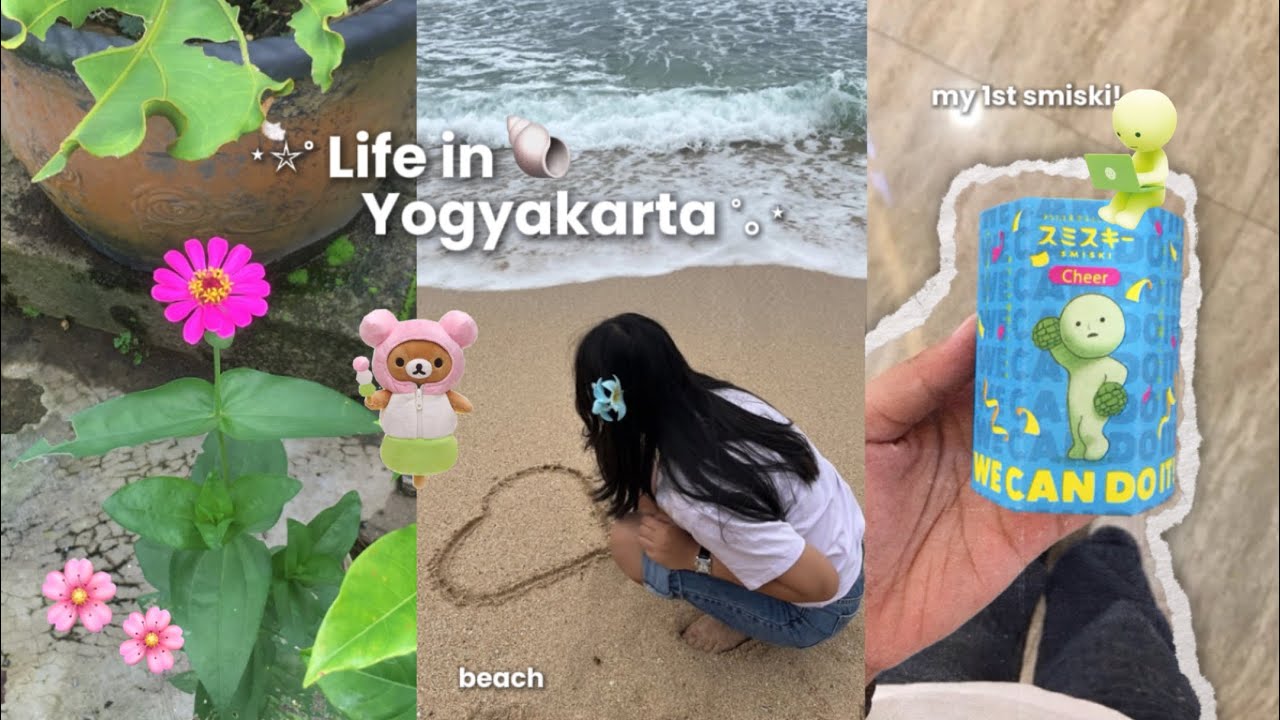 ⋆⭒˚ Life in Yogyakarta 🐚: slice of life, shopping, food, glamping, haul, beach, etc.