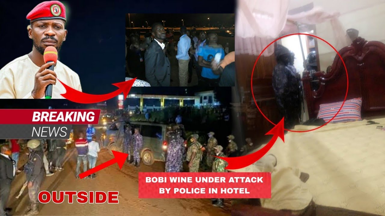 Breaking News! Bobi Wine Bibi Police Emusazeko Mu Hotel E Lira,Omuntu 1 Afiriddewo,Bamenya buli Room