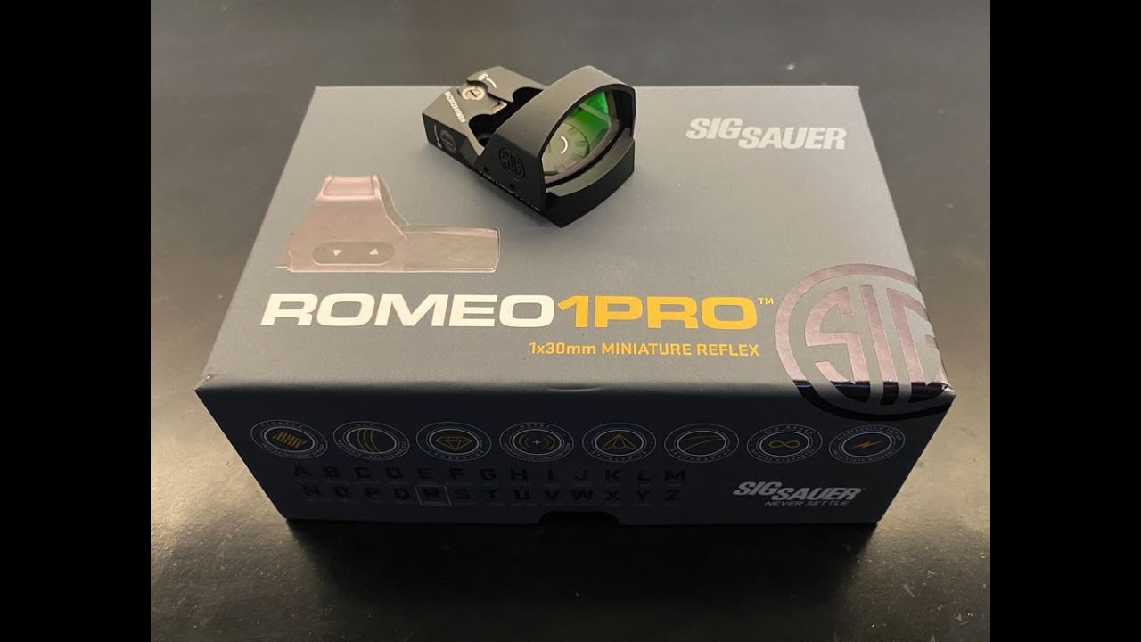 Sig Romeo1Pro - Unboxing and installation on Sig P320 M18