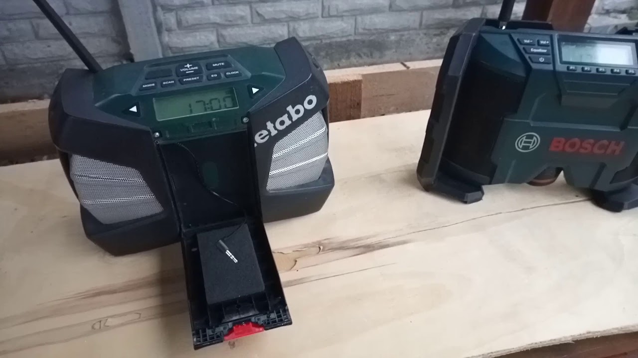 Строительное радио Metabo PowerMaxx RC 10.8v vs Bosch GML 10.8v