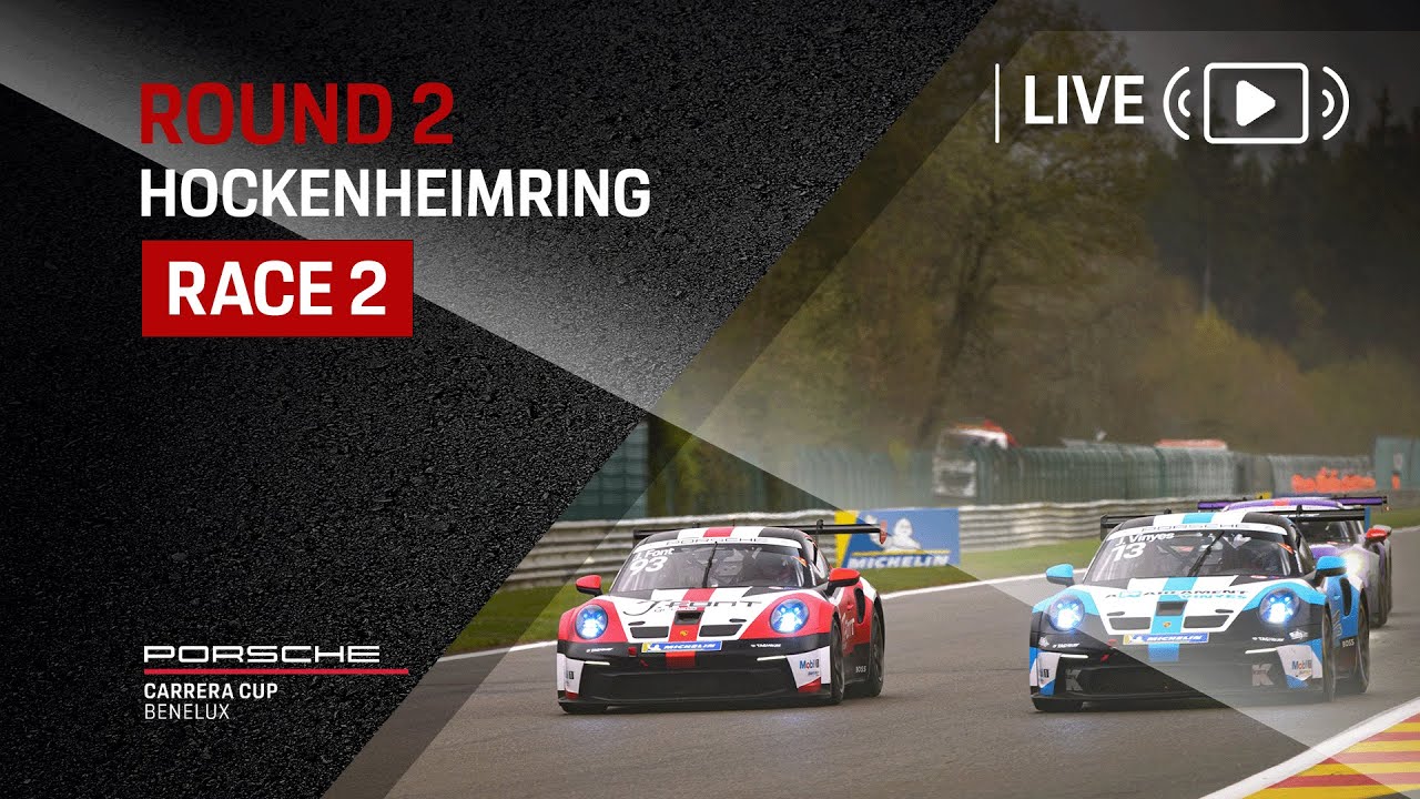 ROUND 2 - RACE 2 - Porsche Carrera Cup Benelux Season 2023 at the Hockenheimring