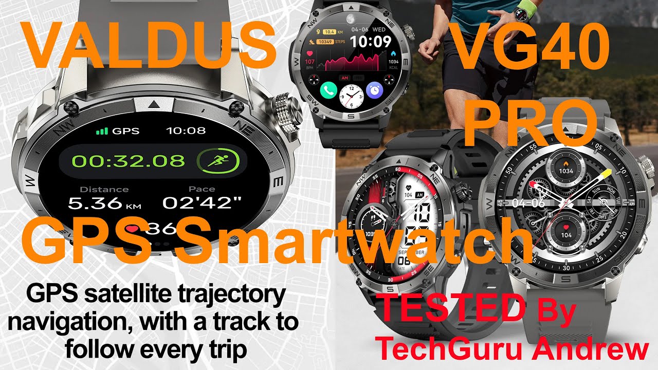 VALDUS VG40 PRO GPS Navigation Smart watch