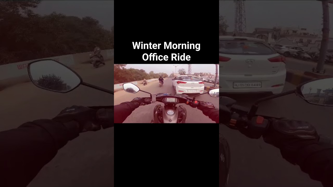 #bikeride #office #monday #herogopro #winterseason #foggymorning #suzuki #cruisermotorcycle #biker