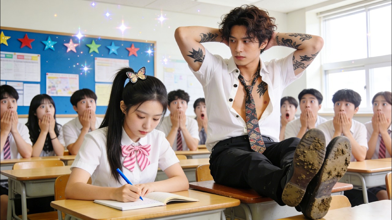 Nadie se sienta junto al alborotador—hasta que llega la chica nueva;él es un CEOoculto que la quiere