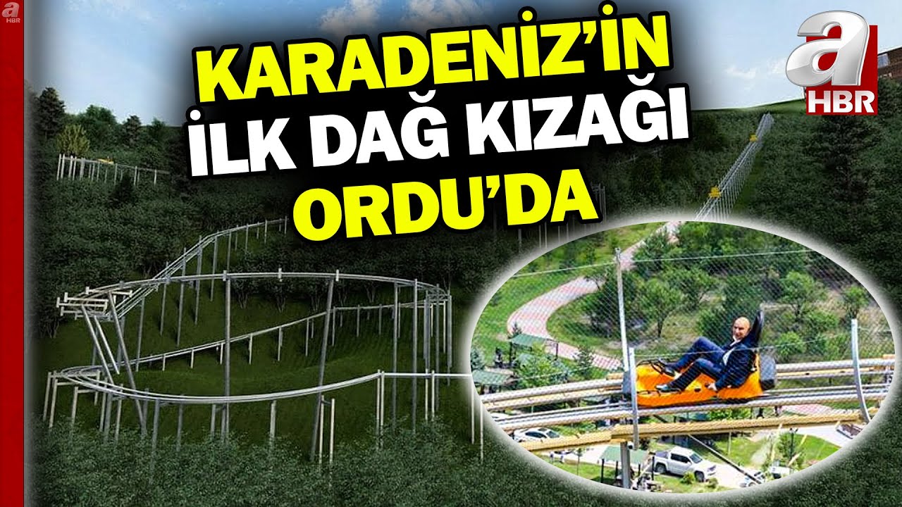 Karadeniz'in ilk dağ kızağı Ordu’da! Kızak en fazla 38 kilometre hıza çıkıyor | A Haber