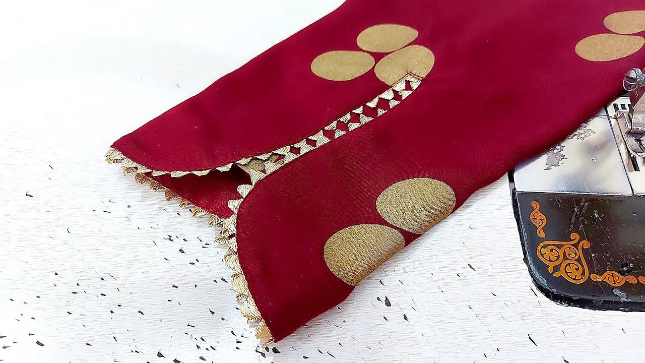 Beautiful Sleeves Design cutting and Stitching | Sleeves Design with Lace | Reet Designs