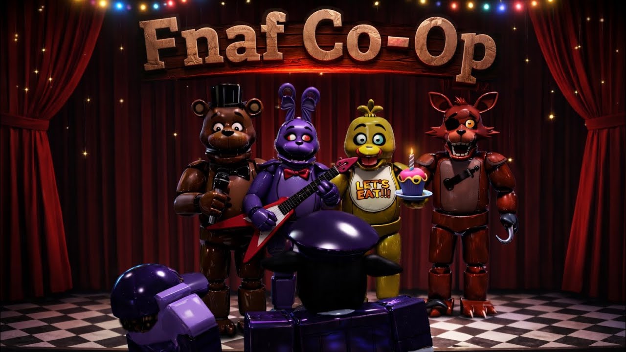 I played fnaf co-op with Toast!