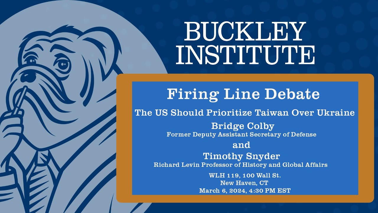 Firing Line debate - 