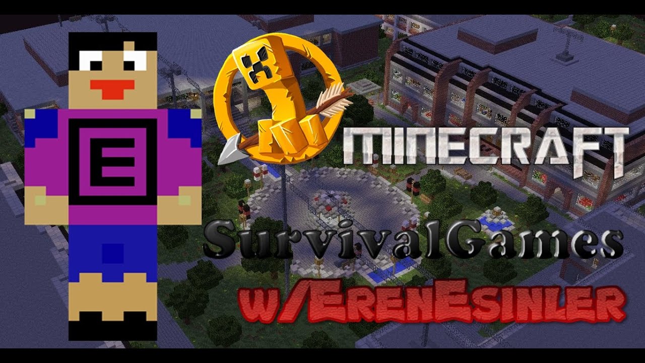 ErenEsinler ile Minecraft Oynuyoruz HungerGames b&ouml;l&uuml;m 1 Yanımdaki Mustafa Danacı