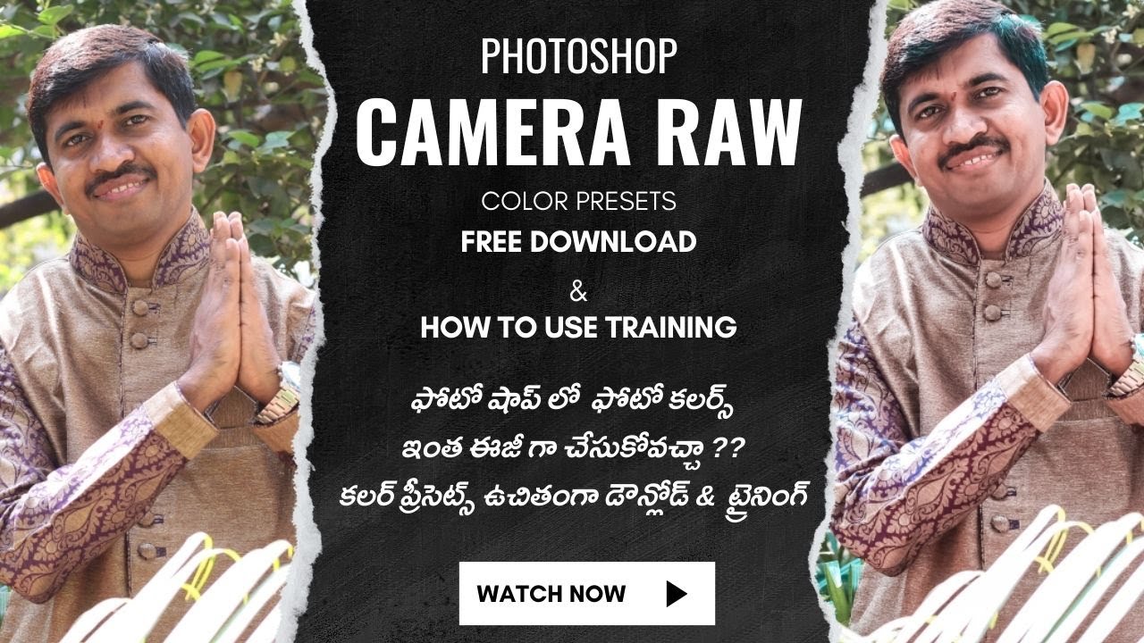 Camera RAW FREE Presets Download !! How To Use Training !! EditPoint India !! 000985 !!