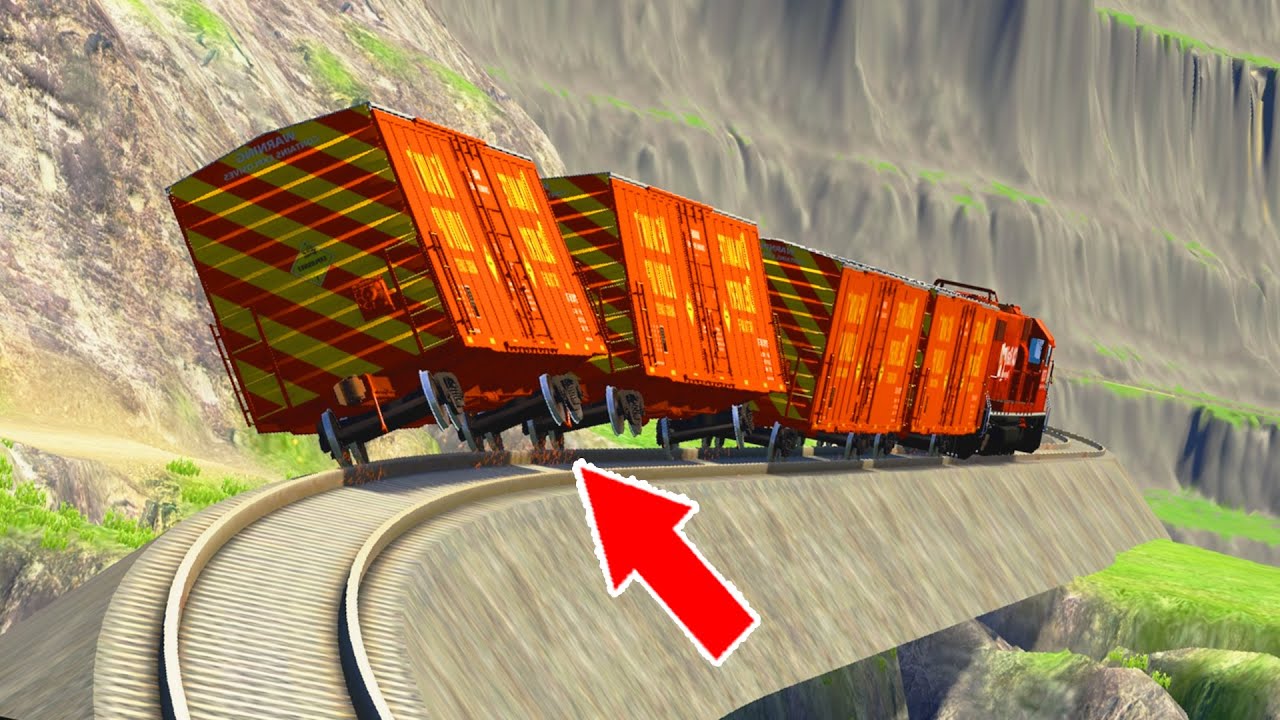 Viral  Railroad Disasters 🔥 BEAMNG.Drive Stream