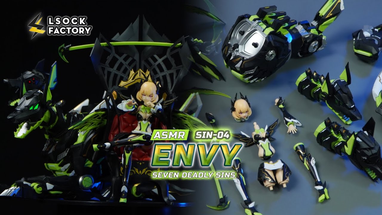Seven Deadly Sins ENVY SIN-04 1/10 | MS GENERAL | ASMR BUILD | BEAT BUILD Modelkit | 4K