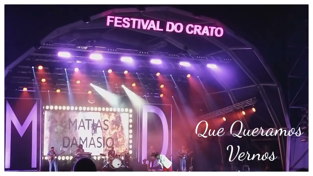 Matias Dam&aacute;sio-Festival do Crato 2022 @MatiasDamasioVEVO
