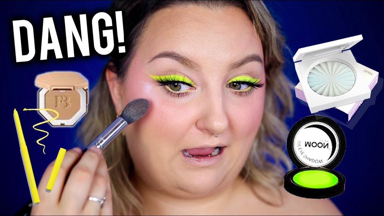 NEON EYELINER..?! PLAYING WITH A BUNCH OF NEW-ISH MAKEUP