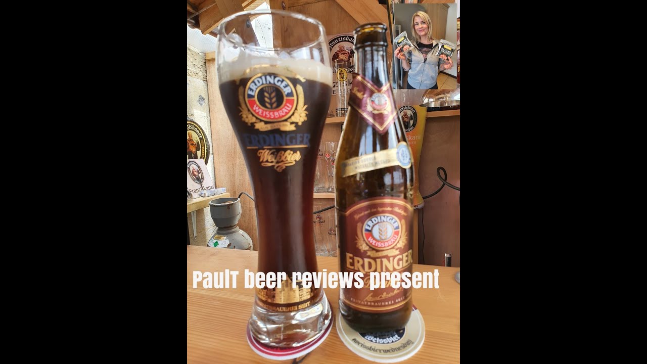 Erdinger Dunkel Beer 500ml 5.3% ABV Beer review