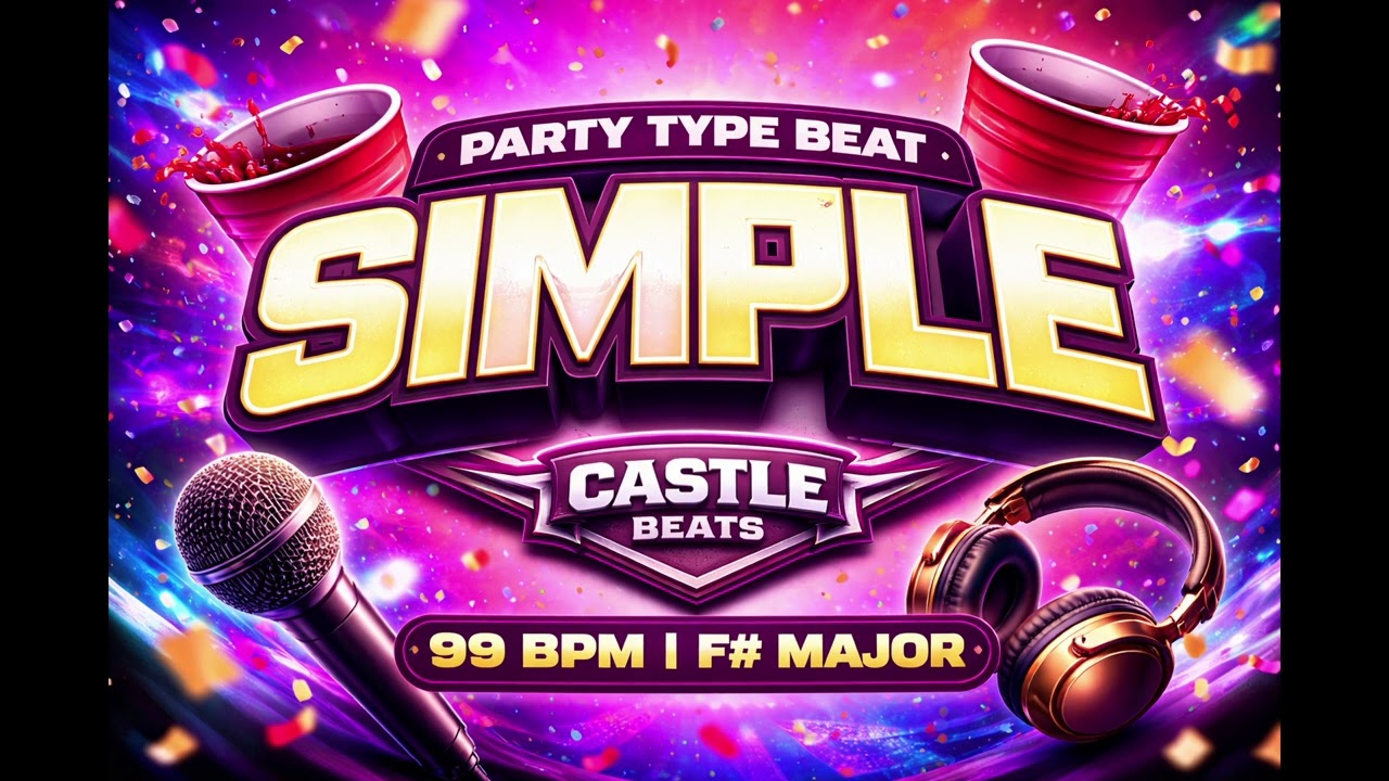 Party Type Beat – “SIMPLE” | 99 BPM | F# Major | Castle Beats