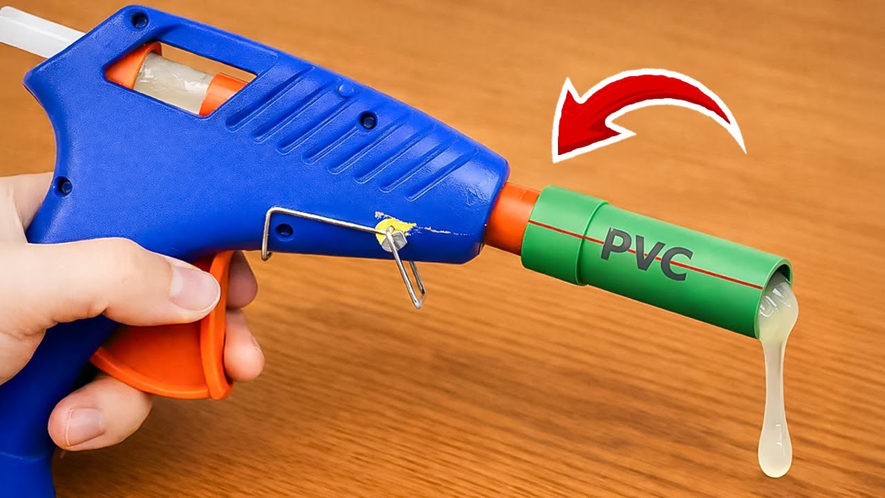 Just Inject Hot Glue into an Old PVC Pipe! Genius DIY That Saves You Money | Creation Invention