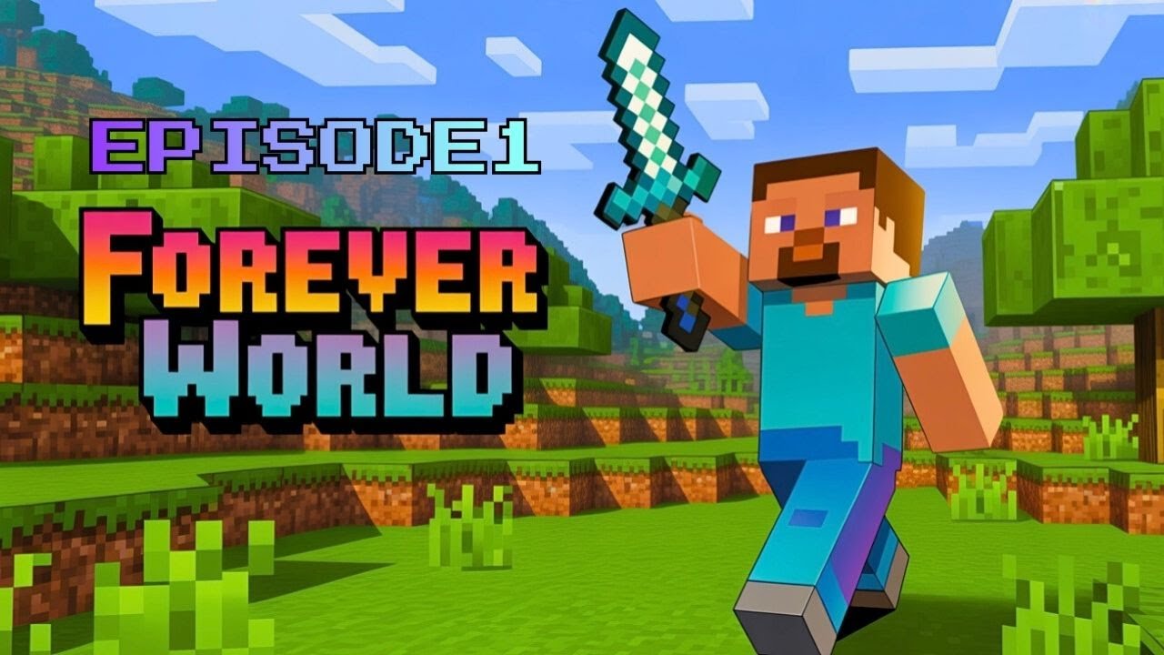 Can a NOOB Survive the First Night in Minecraft? (Minecraft Forever World #1)