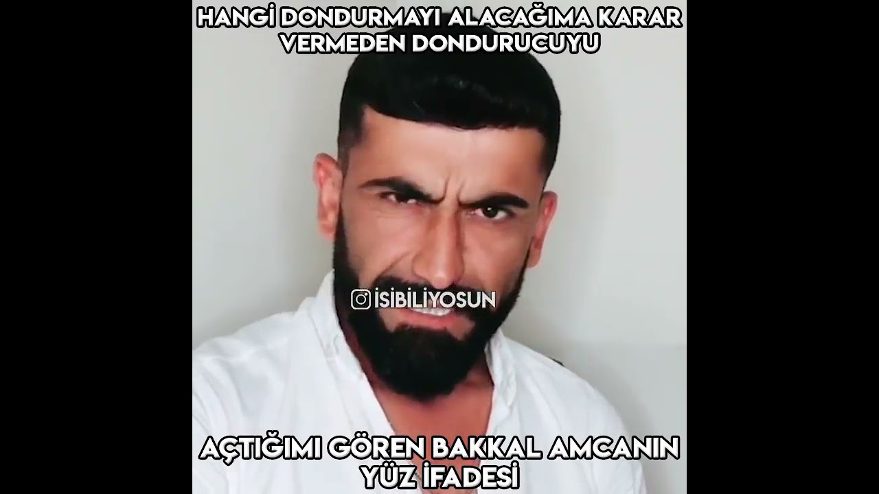 kameraya sinirli bakan adam
