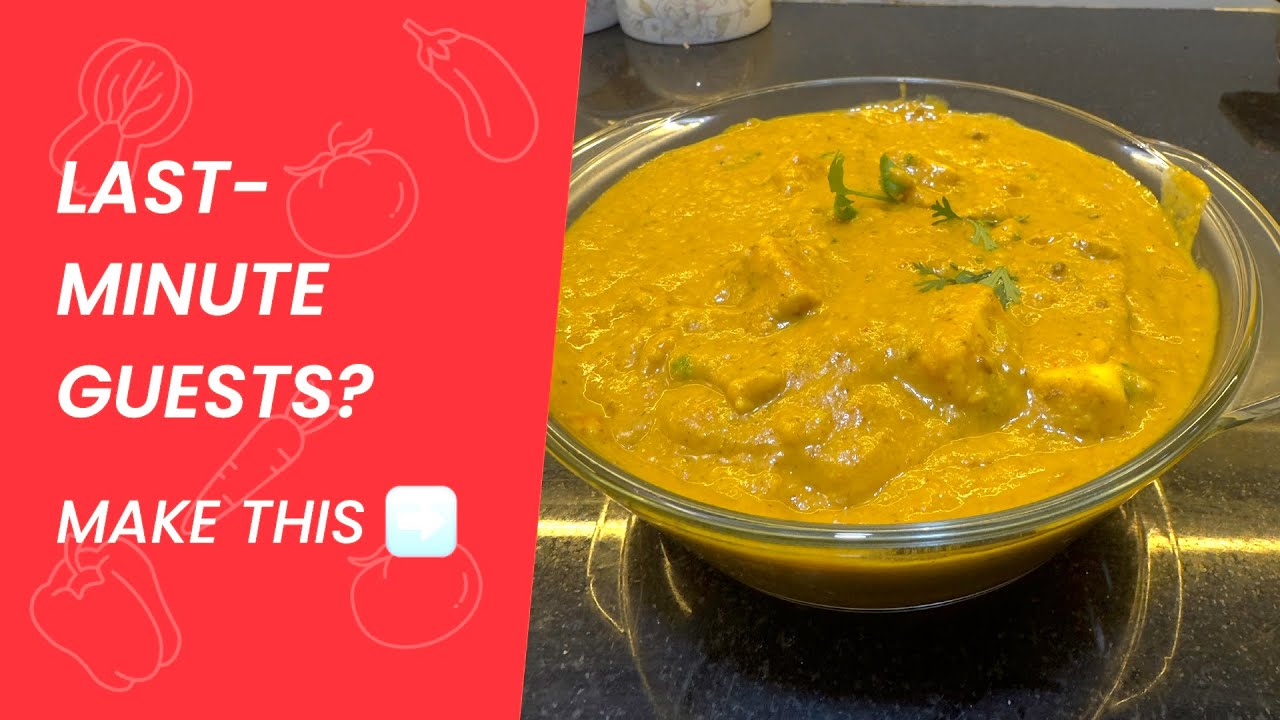 Last-Minute Guests? Make This Quick Paneer Makhni! | Easy Restaurant-Style Recipe at Home