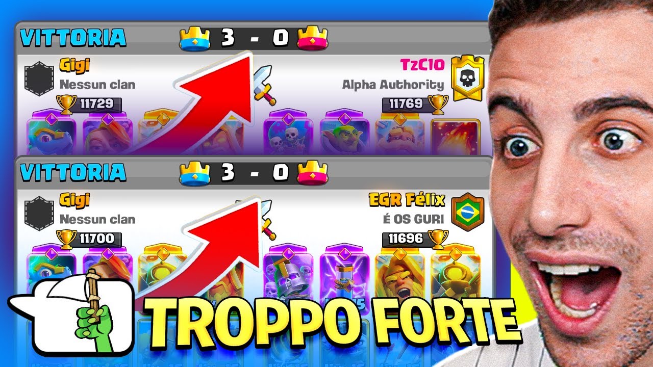 I Miei AVVERSARI si ARRENDONO Contro il Mio NUOVO DECK! Clash Royale ITA!