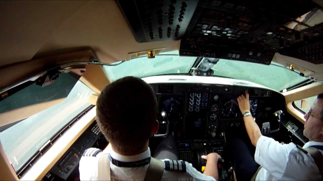 GoPro Gulfstream G-IV Cockpit TEB-FOK