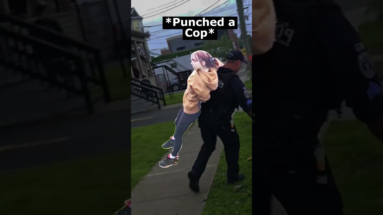 She punched a cop and got VIP transport.
