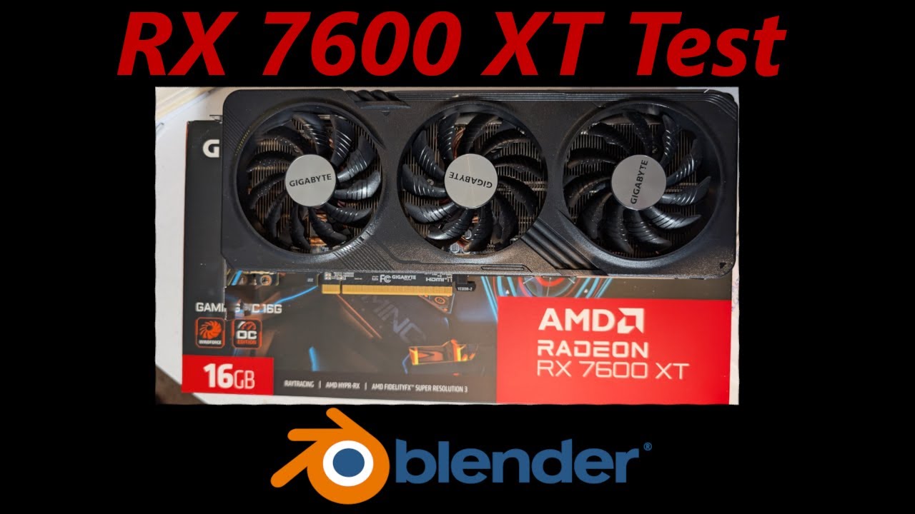 Обсуждение скорости и стоимости рендеринга AMD Rx 7600 XT Blender
