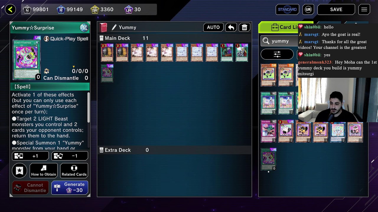 Yummy Stream! New Pack , Yummy Combos & More!