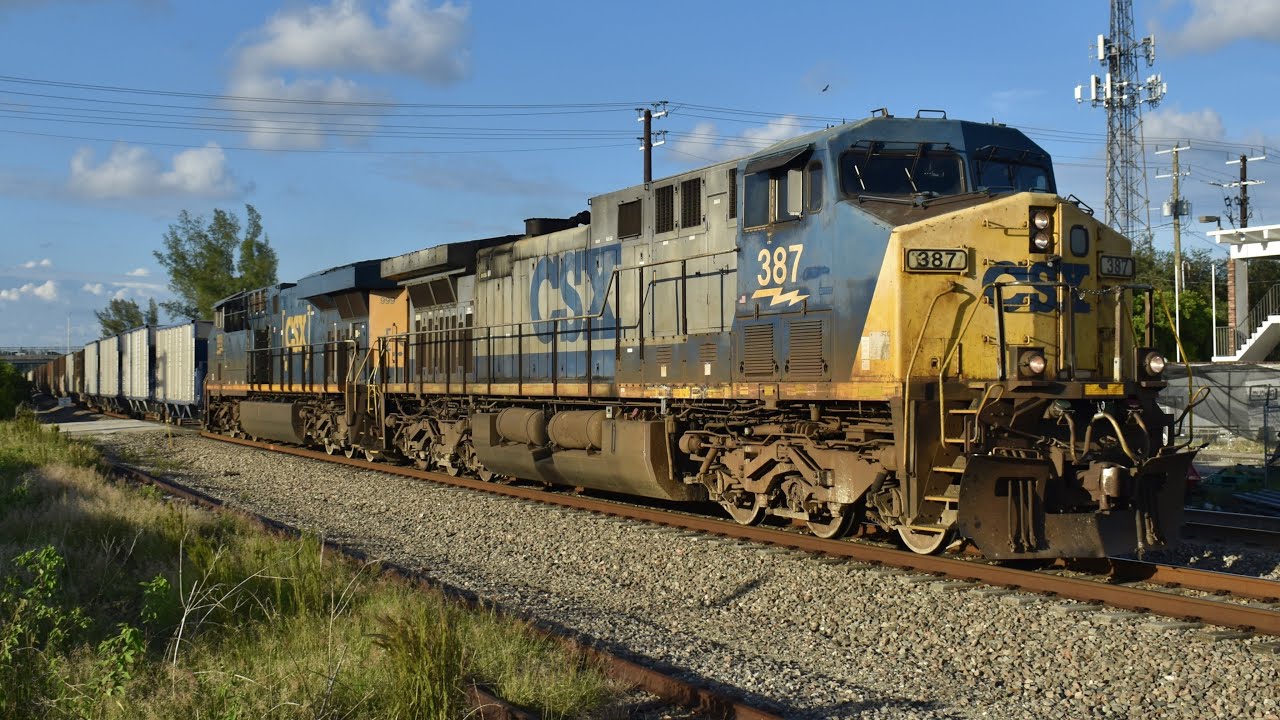 AC44's on CSX and EMD's on FEC