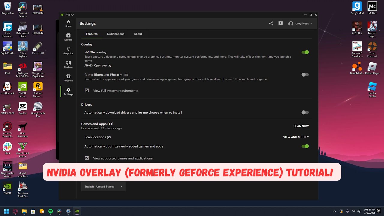 How to install and use the NVIDIA app (formerly Geforce Experience) to record your games!